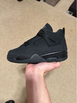 Size 5Y / 6.5W - Air Jordan 4 Black Cat 2025 (GS)