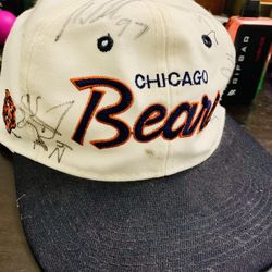 Signed Chicago Bears Hat