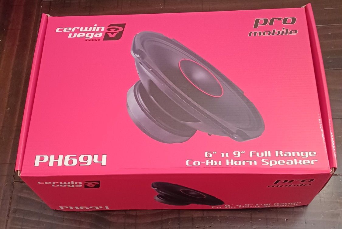 NEW! 6 X 9” PRO Full-Range Co-Ax Horn Speakers