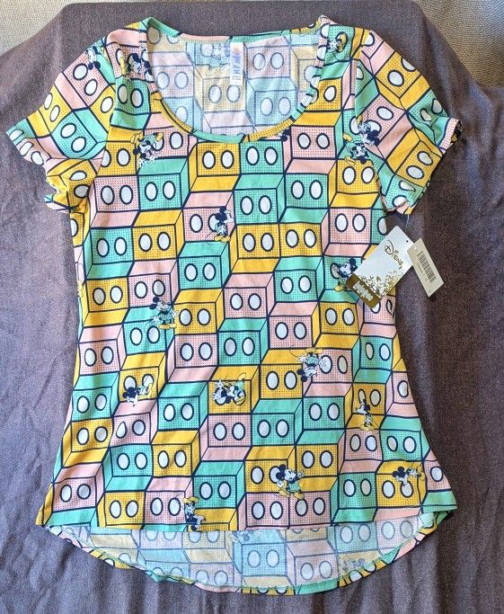 Disney x LuLaRoe Classic Mickey Graphic T-shirt - S *NWT*