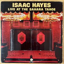 Vinyl LP Isaac Hayes Live At The Sahara Tahoe
