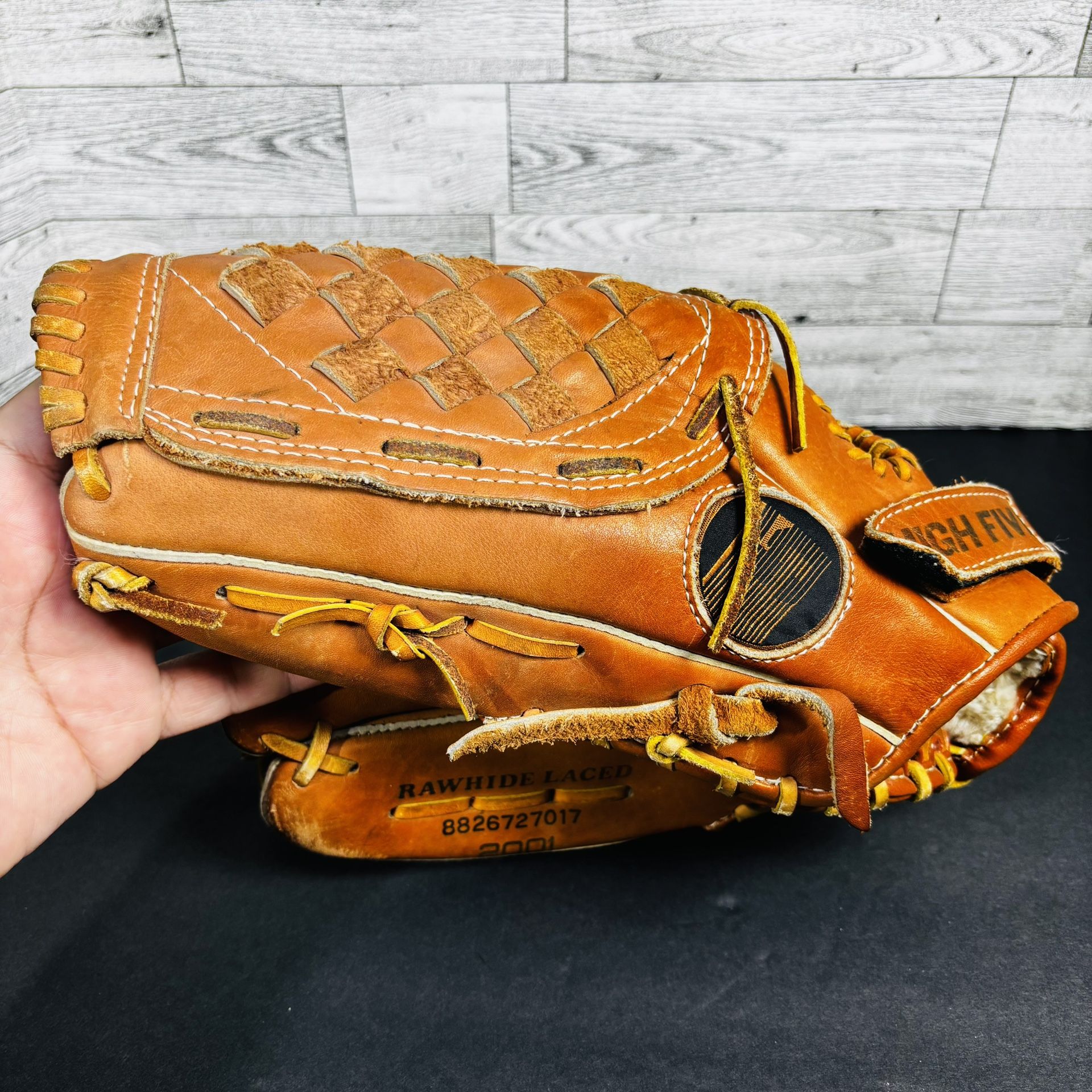 High Five 2001 LHT baseball Glove 10 Inch Steer Hide Handcrafted Rawhide