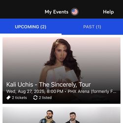 Kali Uchis Concert (2 Tickets)