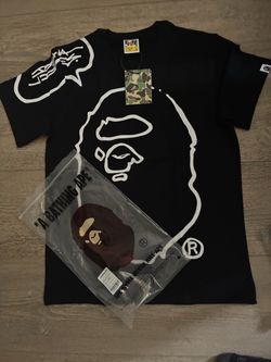 Black BAPE white graphic