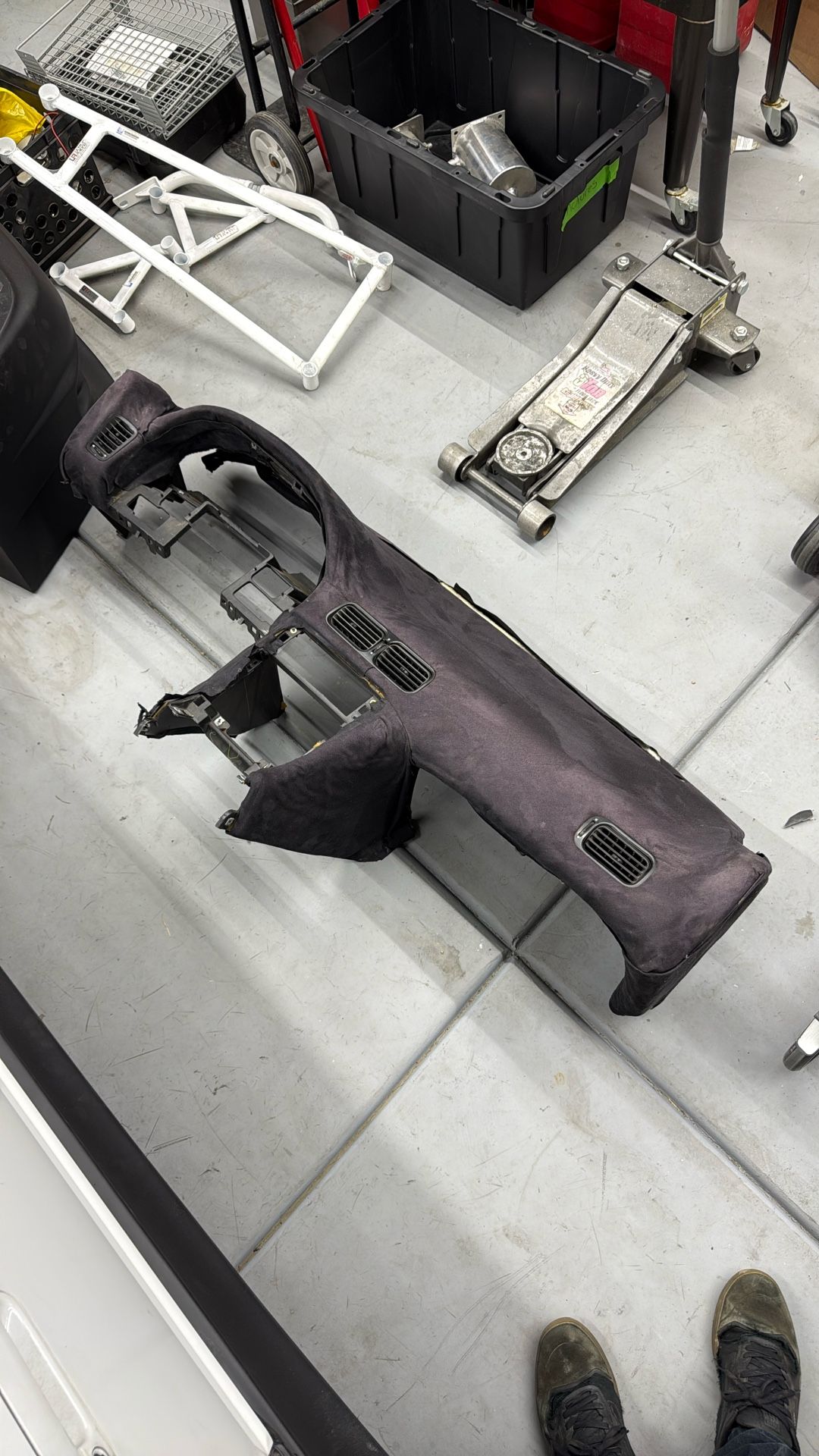 240sx Dash Wrapped In Suede