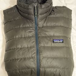 Patagonia Down Sweater Jacket Mens Medium Dark Green