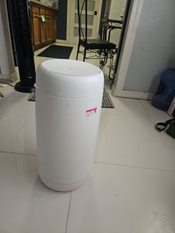 White Diaper Pail