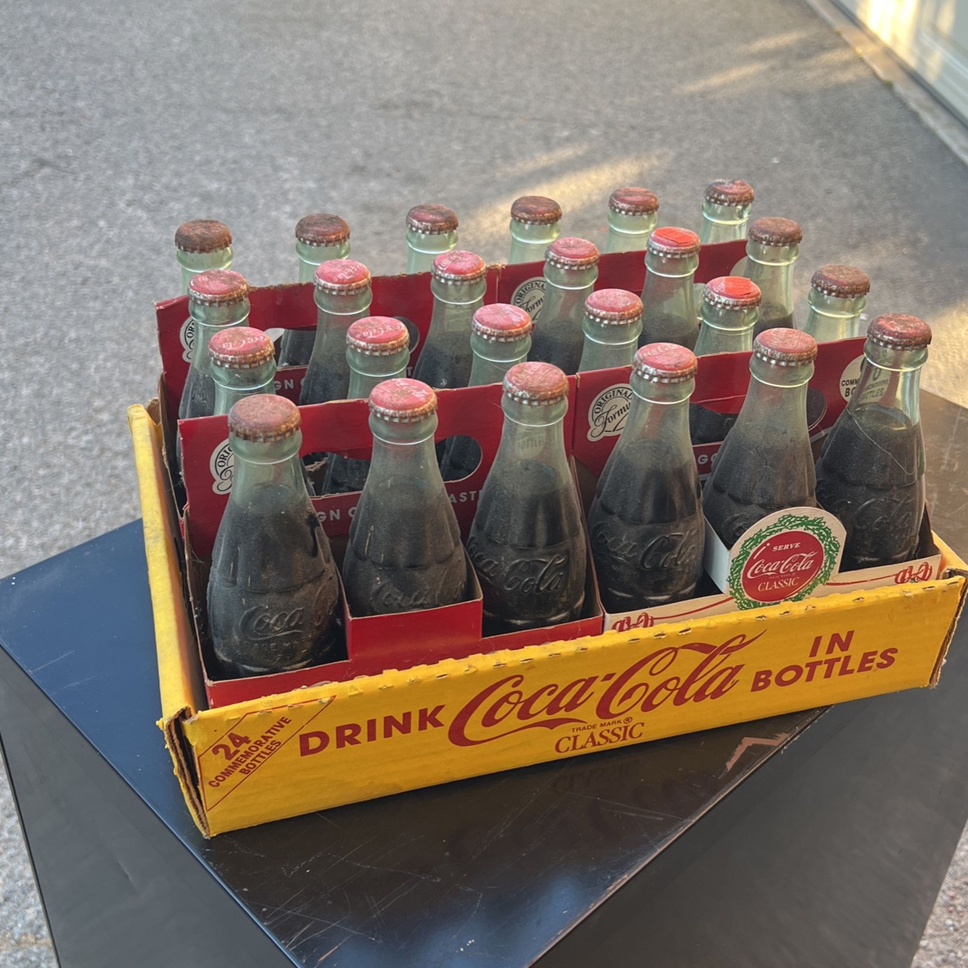 24 Original Formula Coke Bottles