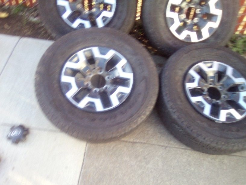 16 Inch Toyota 4Runner Or Truck Wheels Aluminum Factory With Center Toyota Logo $275