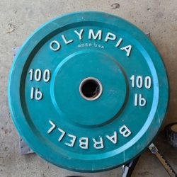Olympic Bumper Plates - 100 Lbs 