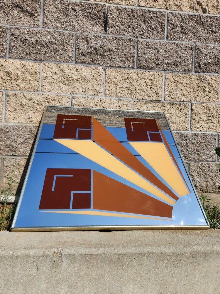 Mid Century Mirror