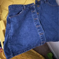 Jean Mini Skirt 