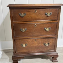 Nightstand with three drawers
