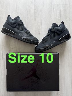 Jordan 4 Black Cat Size 10 Brand New Travis Fragment Brick
