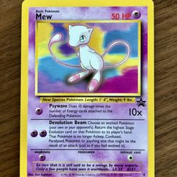 Mew Promo Card! Non Holo