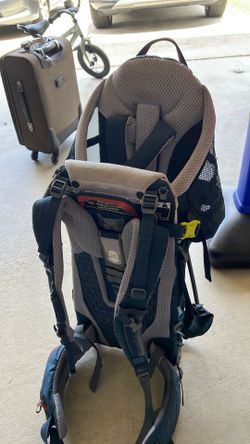 Toddler hiking carrier.