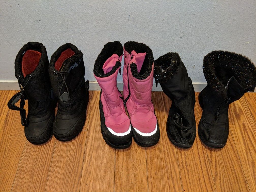 Boys and girls snow boots(PENDING)
