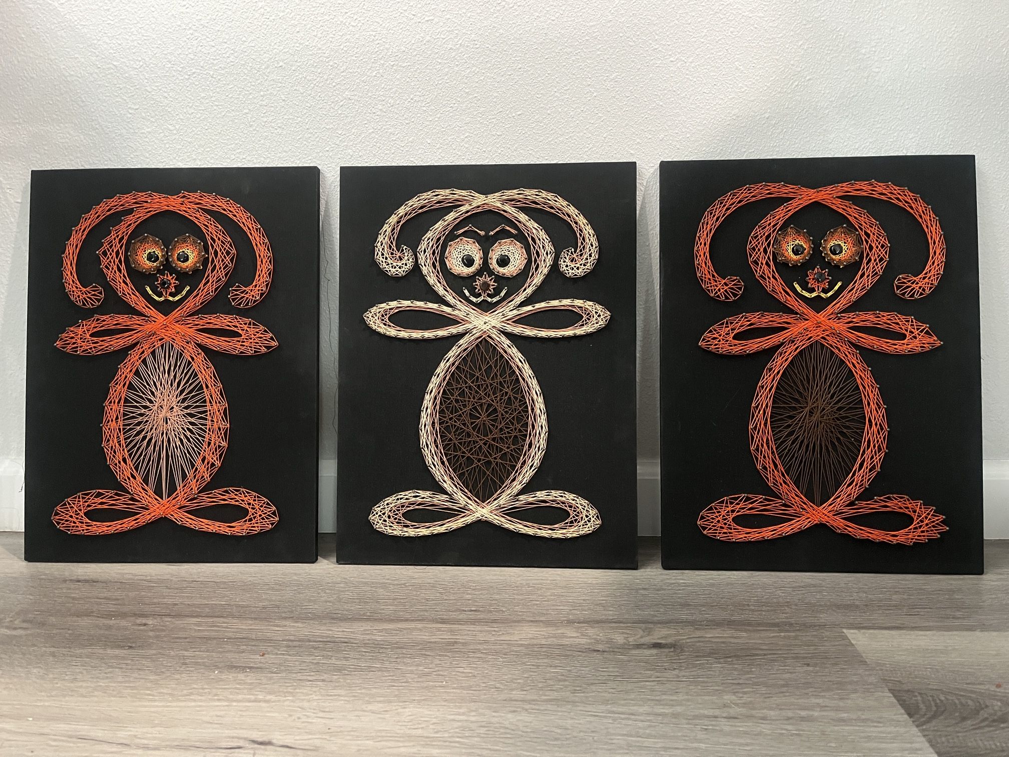 1960's String Art Bunnies