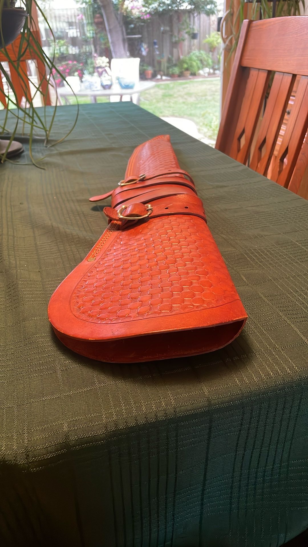 Leather Rifle Scabbard