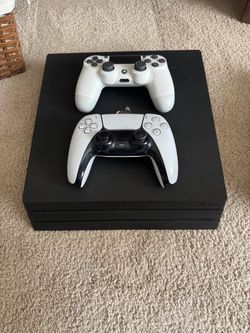 Sony PS4 Pro Console with Two Controllers