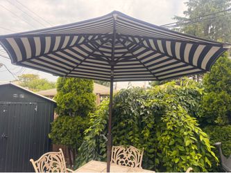 Patio Umbrella 8’ 4” W x  8’ 4” H