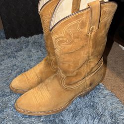 Suede Cowboy Boots