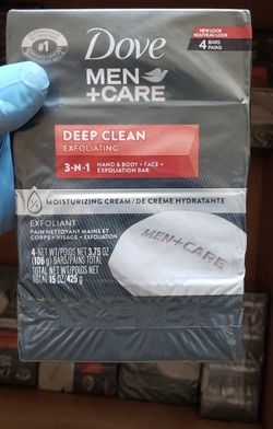 Dove Men+Care Deep Clean BAR SOAP / Bodywash