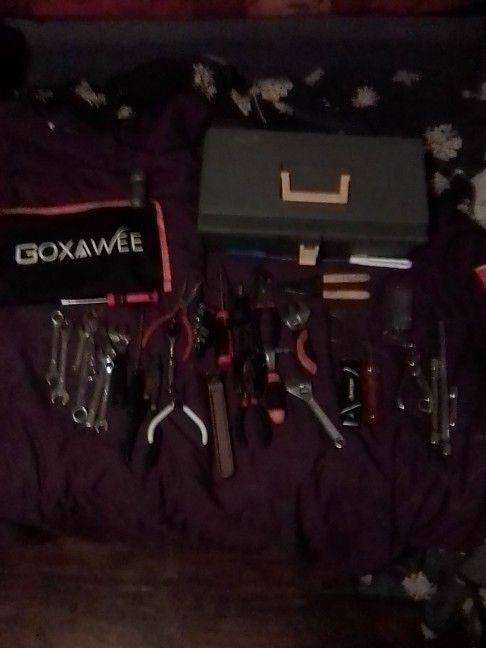 Tool Box With All Kinds Of Tools