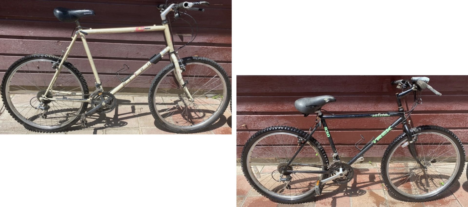 $150 Buys Both! A Larger Size MYATA Mountain Bike, A Med Size TREK Mountain Bike.