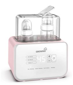 H7-045. 2019 Fast Baby Bottle Warmer 6-in-1 BPA-Free Bottle Sterilizer Baby Food Heater Defrosting Setting Smart Thermostat Warmer with Auto Power-Off