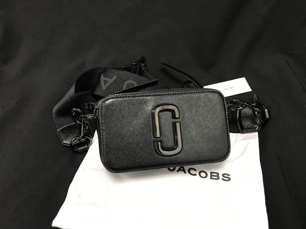 Marc Jacobs Colorblock Snapshot Crossbody bag Black