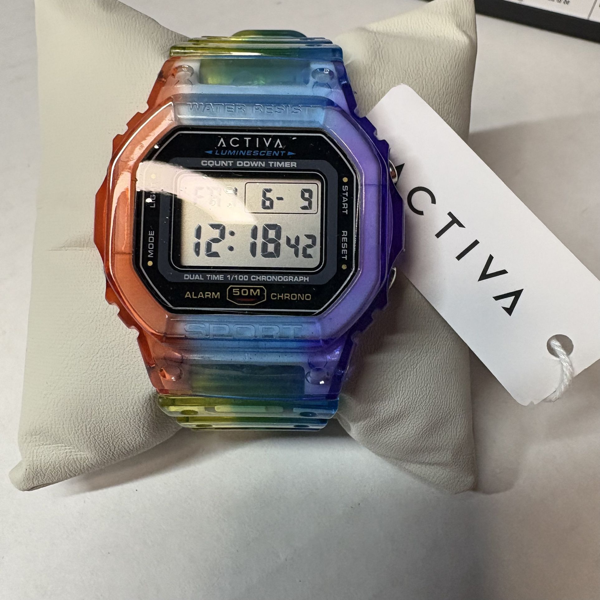 Invicta Digital Rainbow Retro Unisex Watch