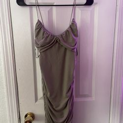 Slimmed Olive Green Dress Size SMALL