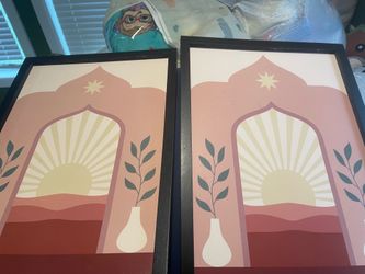 Pink frames