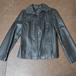 East 5th Genuine Leather Jacket Size M Black

