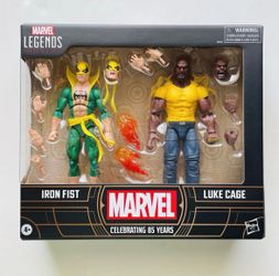 (2024) Marvel Legends: 85th Anniversary - Iron Fist & Luke Case 2-Pack NIB