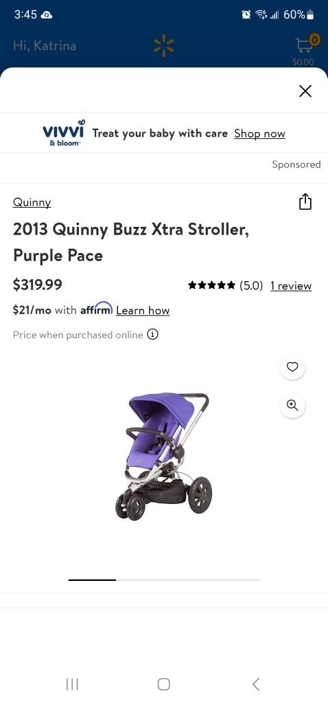 Quinny Stroller