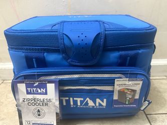 Titan Arctic Zone Zipperless Lunch Bag 8 Bottle 12 Can Cooler Cooler