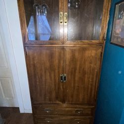 Two Partial Curio/Display Cabinets (First Come First Serve)