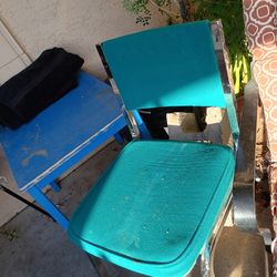 Teal chairs