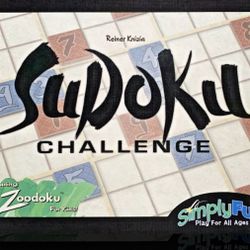 New Sudoku Challenge Board Game Zoodoku For Kids Simplyfun Complete Numbers Game