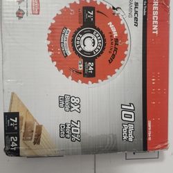 Crescent Industrial Products CSBFR-724-10 Nail Slicer 7-1/4" 24 Tooth Framing Blade - 10 Pack of Blades
