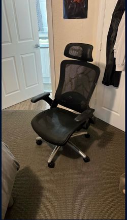 Office Chair With Lumbar And Head Support