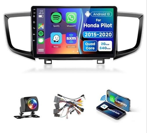 Honda Pilot 2015-2020 Android 13 Car Stereo with Wireless Carplay Android