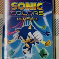 Sonic Colors Ultimate - Nintendo Switch Fast Shipping With Case Tested/Works E12