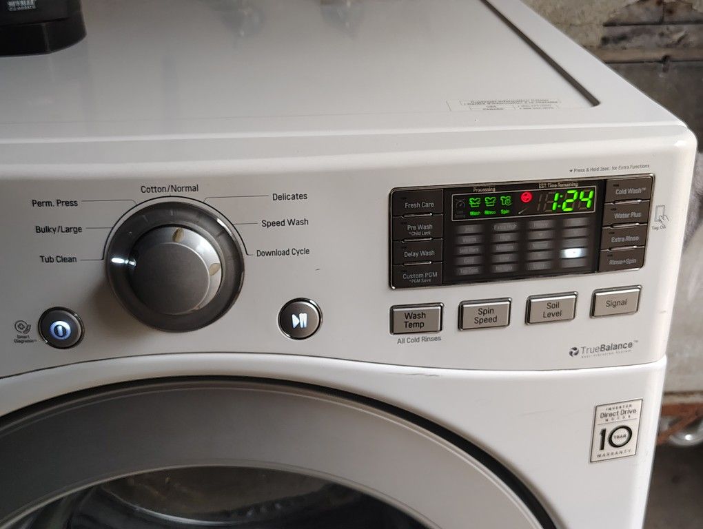 WASHER AND GAS DRYER