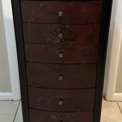 Solid Wood jewelry Armoire 