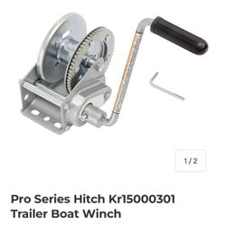 Pro Series Hitch Trailer Boat Winch