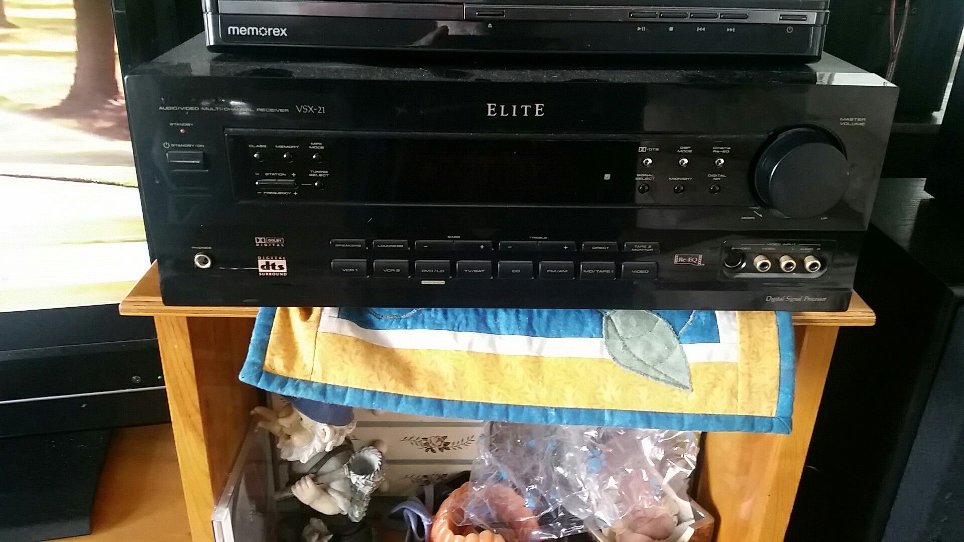 Pioneer elite receiver/Denon Surround sound receiver