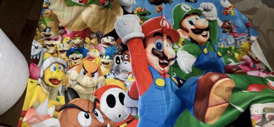Super Mario Characters Fabric